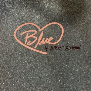 Betsey Johnson blue swarovski platform